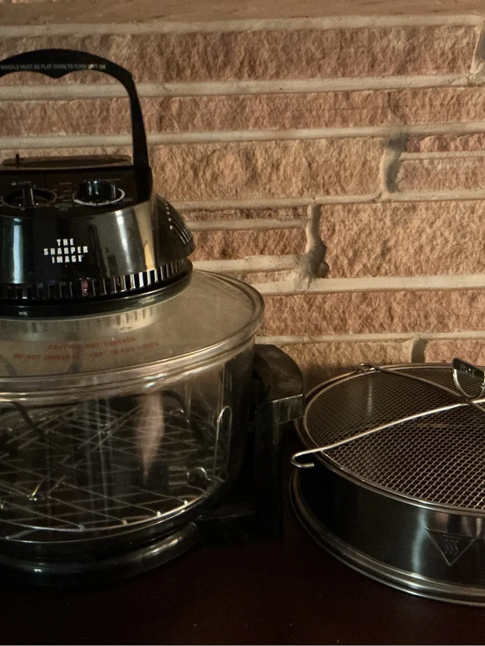 Sharper Image Black Countertop Super Wave
